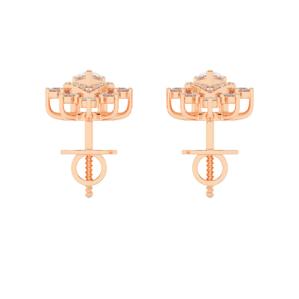 Aurora Drip Teardrop Cluster Earrings