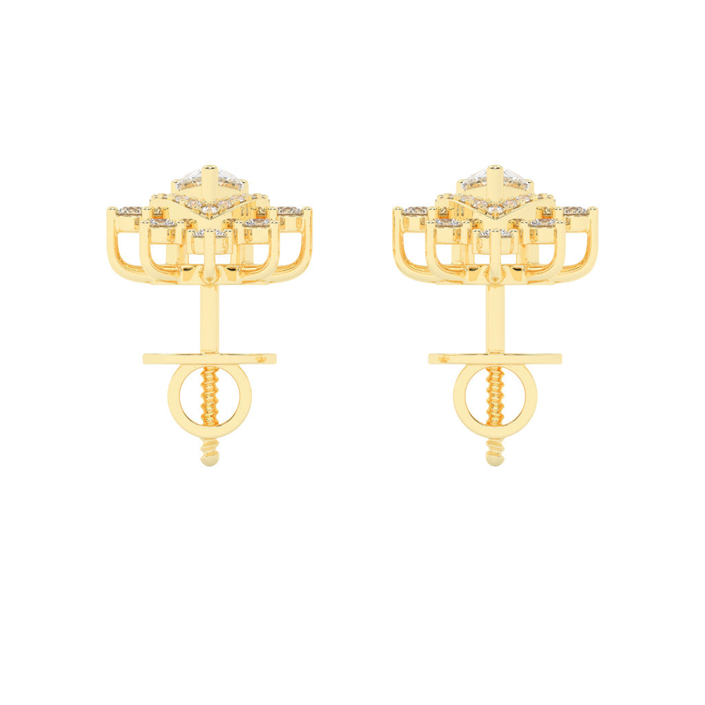 Aurora Drip Teardrop Cluster Earrings