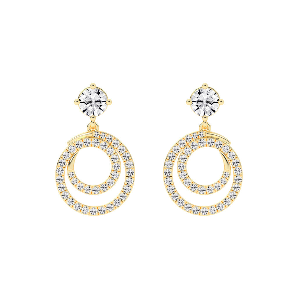Orbiting Radiance Drop Earrings