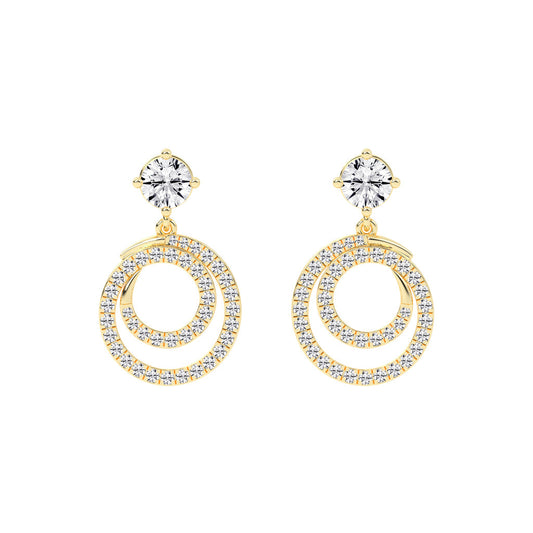 Orbiting Radiance Drop Earrings