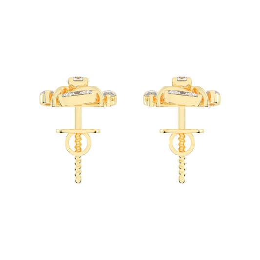 Celestial Marquise Bloom Diamond Cluster Studs