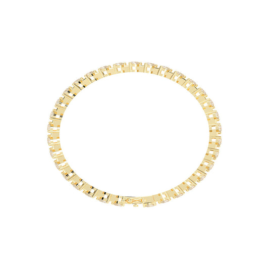 Nyssa Heart Cut Tennis Lab Diamond Bracelet