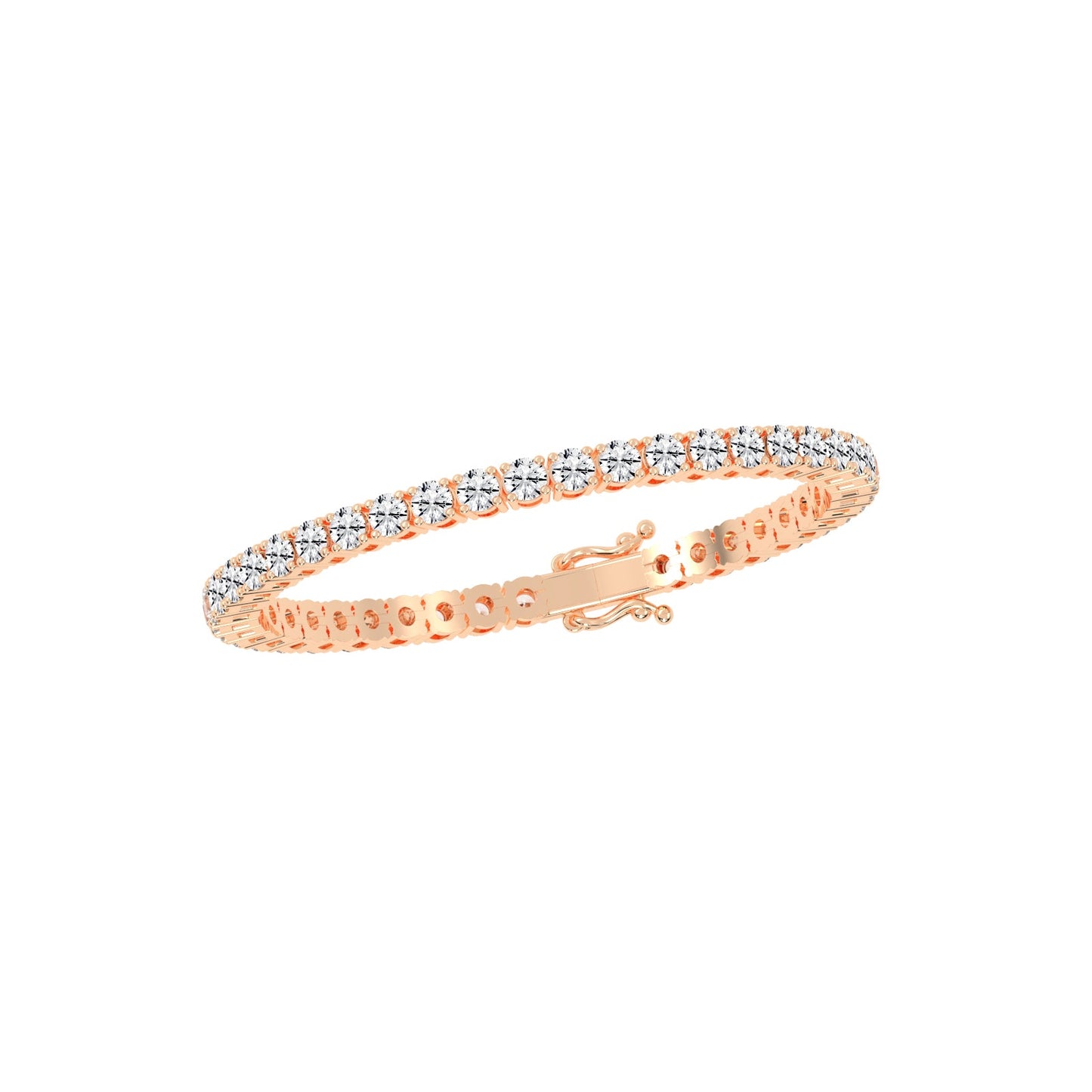 Astra 6Ct Round Cut Tennis Lab Diamond Bracelet