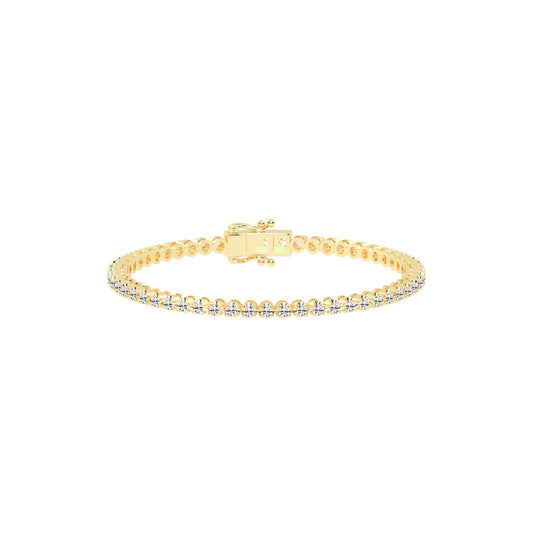 Viora 1.50Ct Miracle Setting Round Cut Tennis Lab Diamond Bracelet