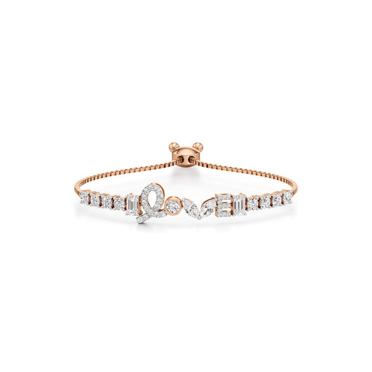 Dazzling Love Diamond Bracelet