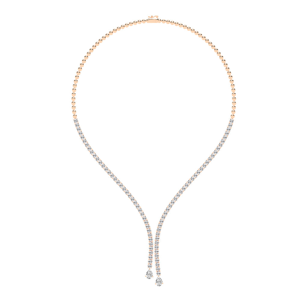 Seren Twist Lariat Necklace