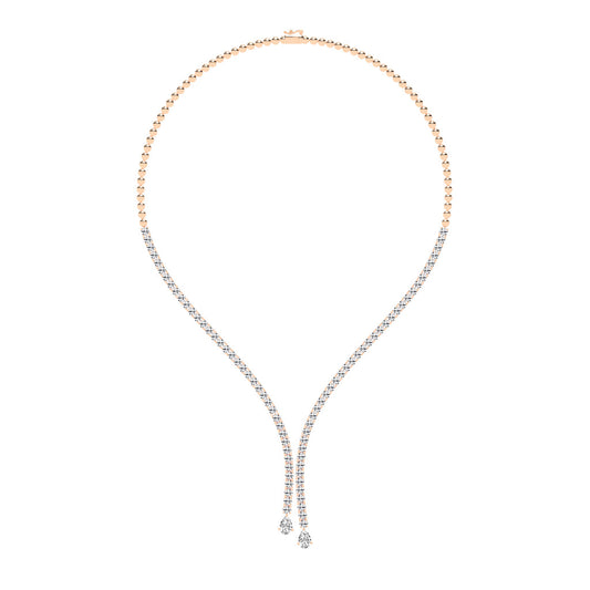 Seren Twist Lariat Necklace