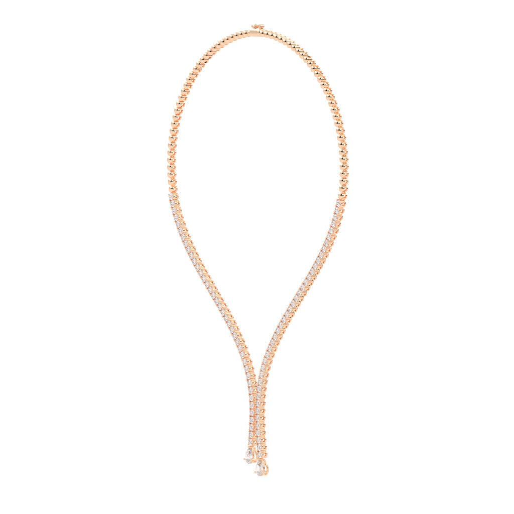 Seren Twist Lariat Necklace