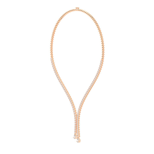 Seren Twist Lariat Necklace
