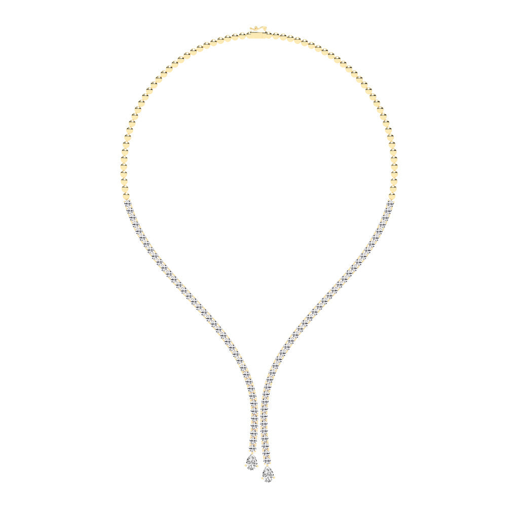Seren Twist Lariat Necklace