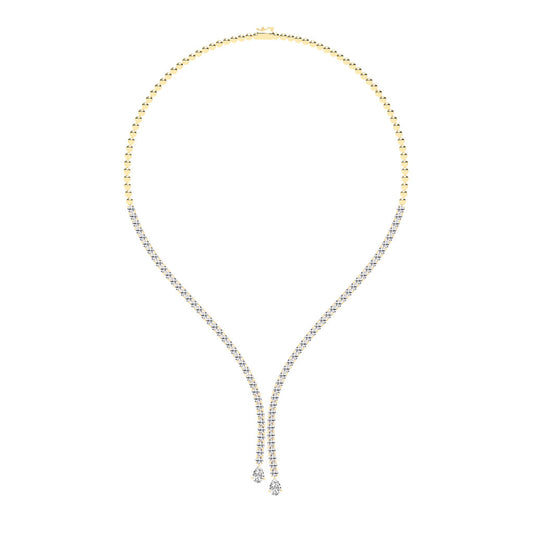 Seren Twist Lariat Necklace