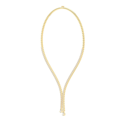 Seren Twist Lariat Necklace