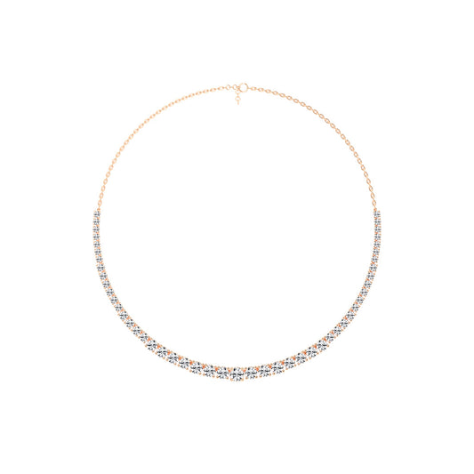 Lunaria Graduated Diamond Necklace