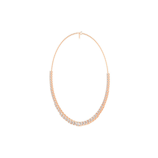 Lunaria Graduated Diamond Necklace
