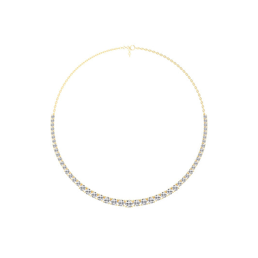 Lunaria Graduated Diamond Necklace