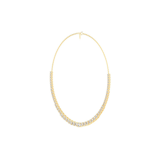 Lunaria Graduated Diamond Necklace