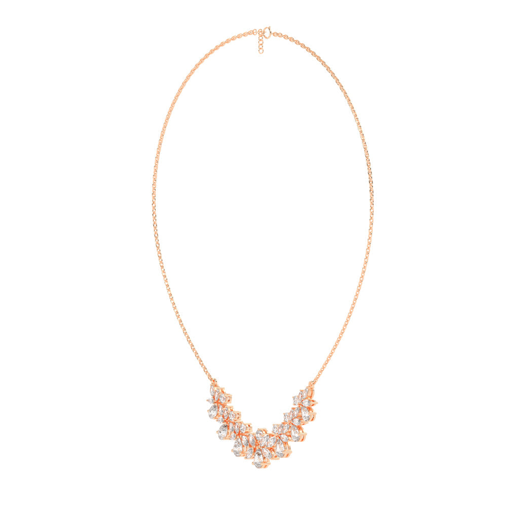 Elora Blossom Cluster Layered Necklace