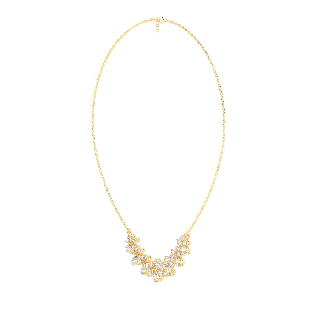 Elora Blossom Cluster Layered Necklace