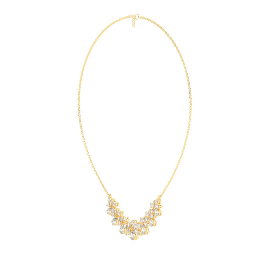 Elora Blossom Cluster Layered Necklace