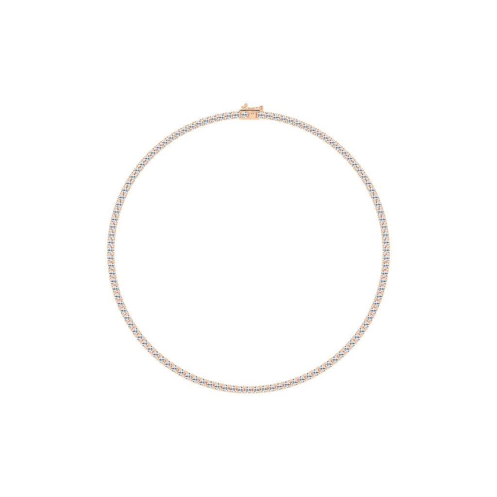 Aurelia Luxe Gold Tennis Necklace