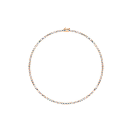 Aurelia Luxe Gold Tennis Necklace
