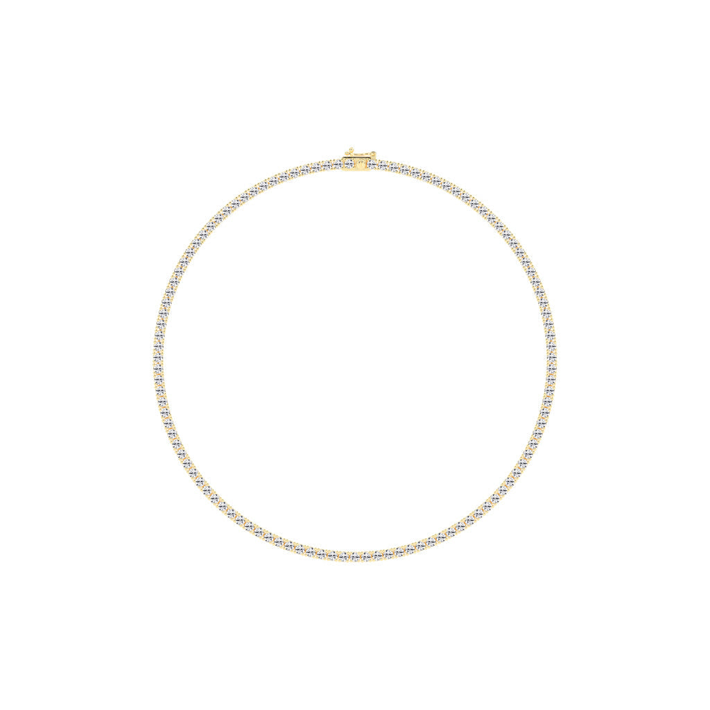 Aurelia Luxe Gold Tennis Necklace