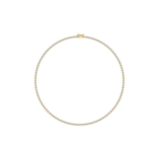 Aurelia Luxe Gold Tennis Necklace