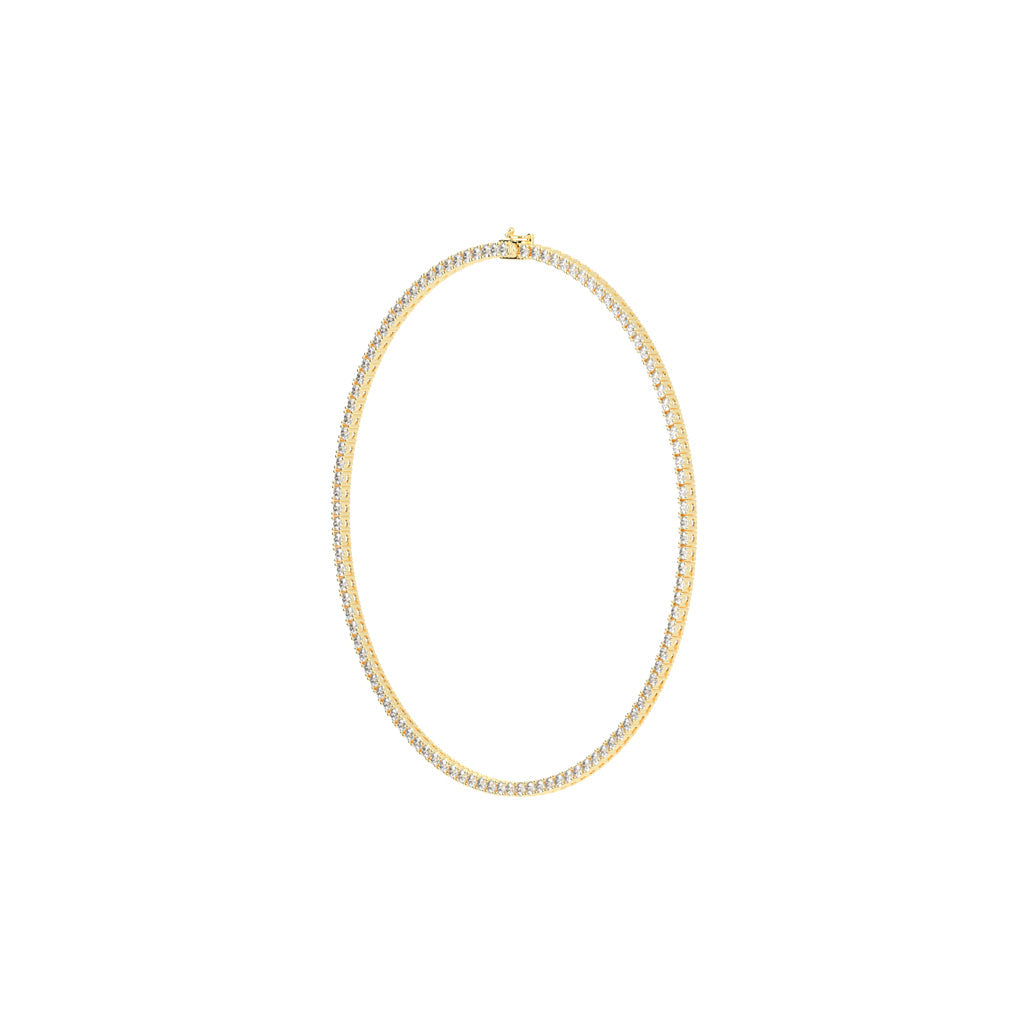 Aurelia Luxe Gold Tennis Necklace