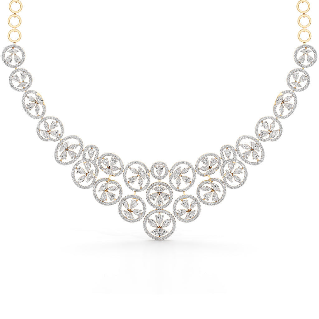 Radiant Bloom Designer Necklace