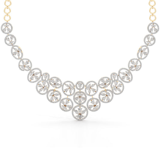 Radiant Bloom Designer Necklace