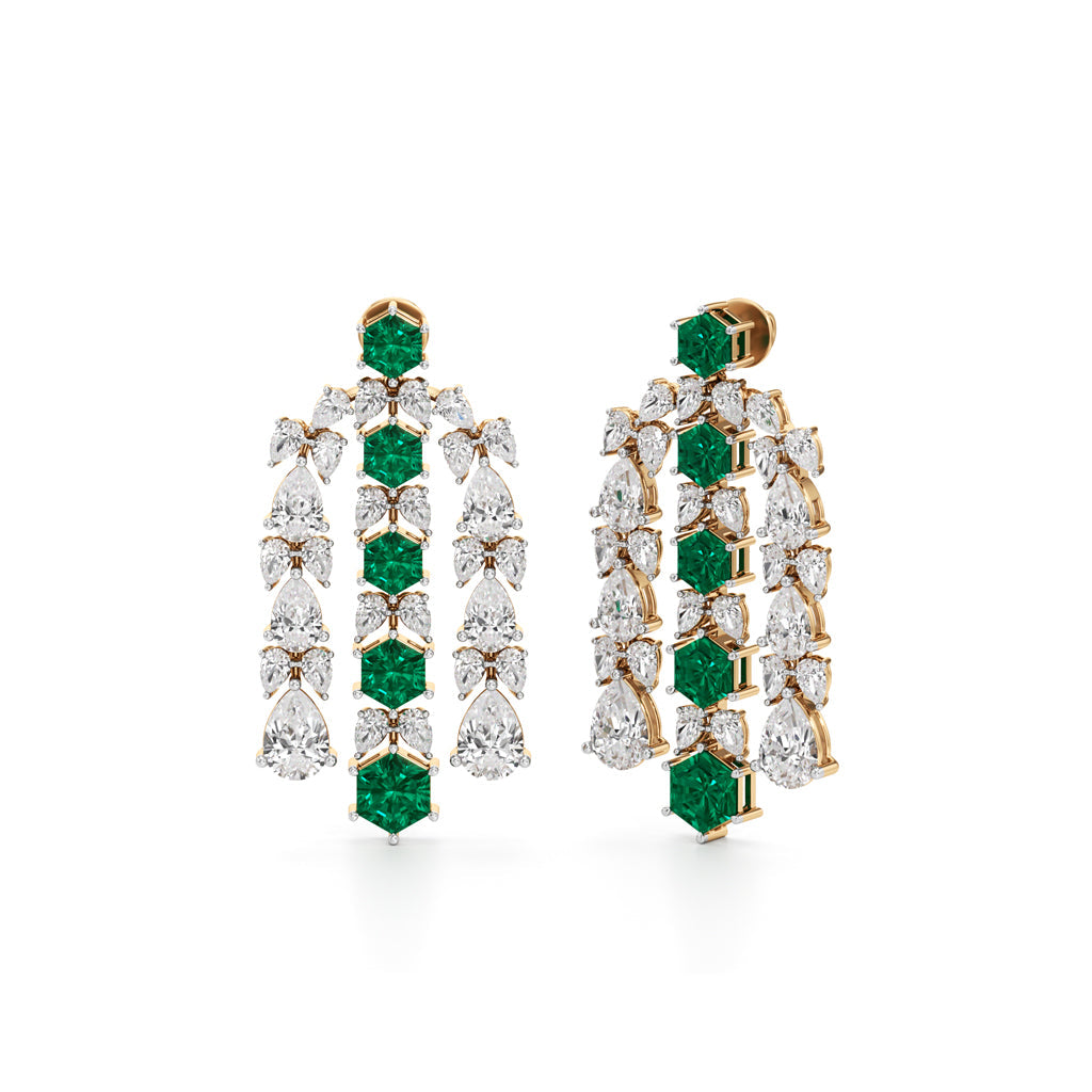 Regal Radiance Dangle Earrings