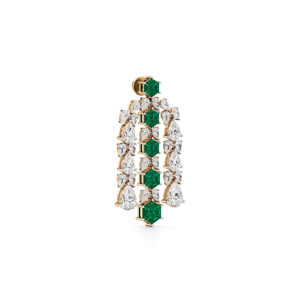 Regal Radiance Dangle Earrings