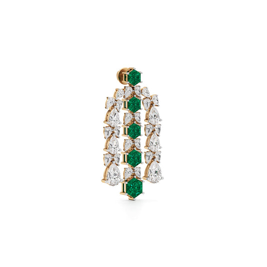 Regal Radiance Dangle Earrings