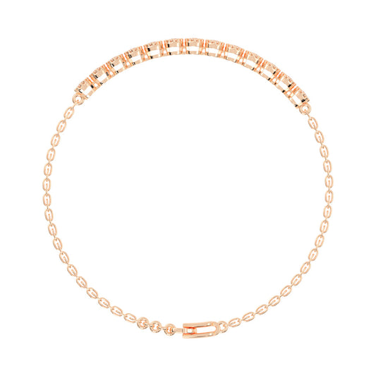 Elara Round Cut Tennis Lab Diamond Bracelet