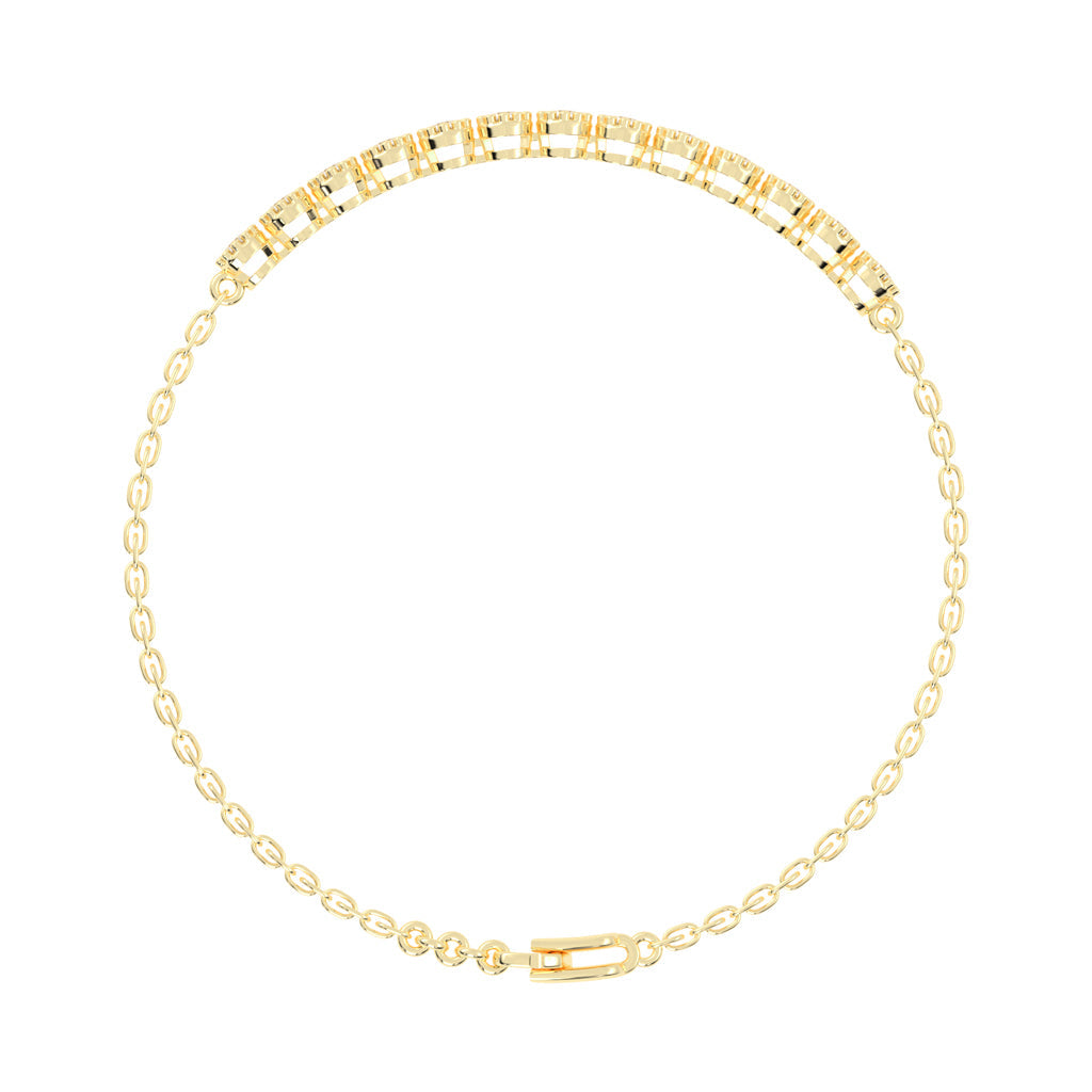 Elara Round Cut Tennis Lab Diamond Bracelet