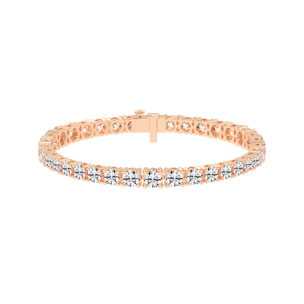 Delara Standard Round Tennis Lab Diamond Bracelet