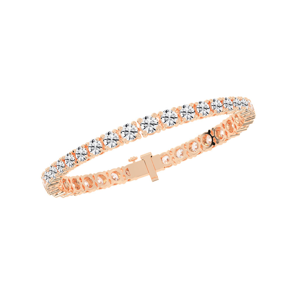 Delara Standard Round Tennis Lab Diamond Bracelet