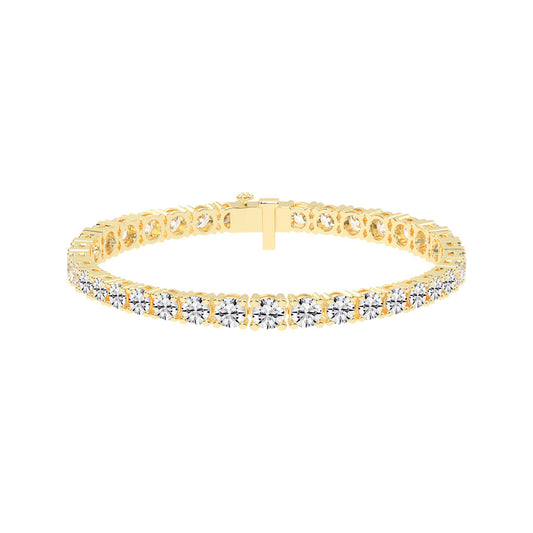 Delara Standard Round Tennis Lab Diamond Bracelet
