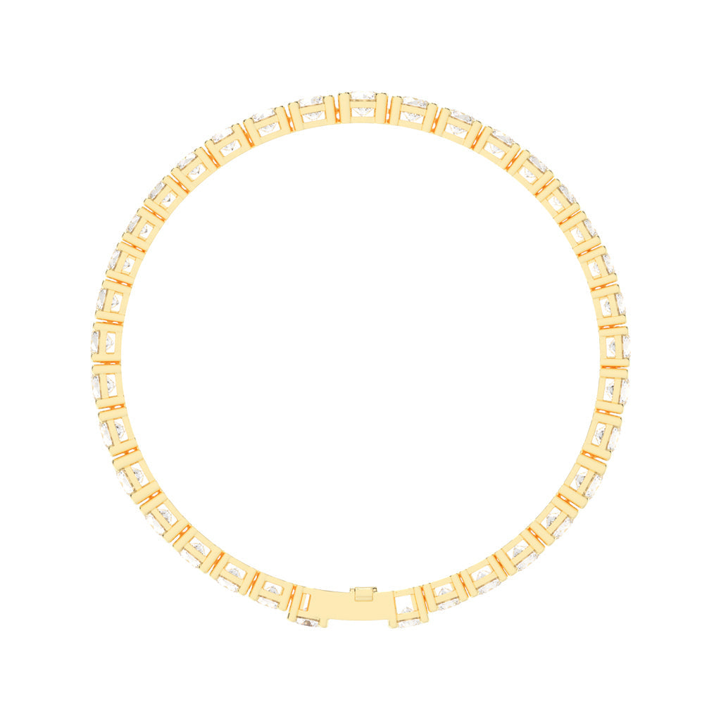 Delara Standard Round Tennis Lab Diamond Bracelet