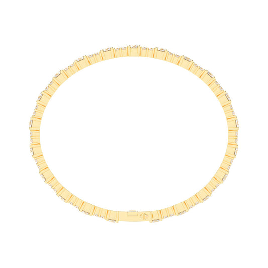Vellina Round Cut Tennis Lab Diamond Bracelet