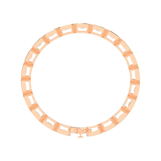 Amara Bezel Set Emerald Tennis Lab Diamond Bracelet