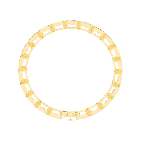 Amara Bezel Set Emerald Tennis Lab Diamond Bracelet