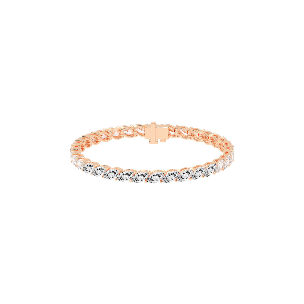 Vesper Marquise Cut Tennis Lab Diamond Bracelet