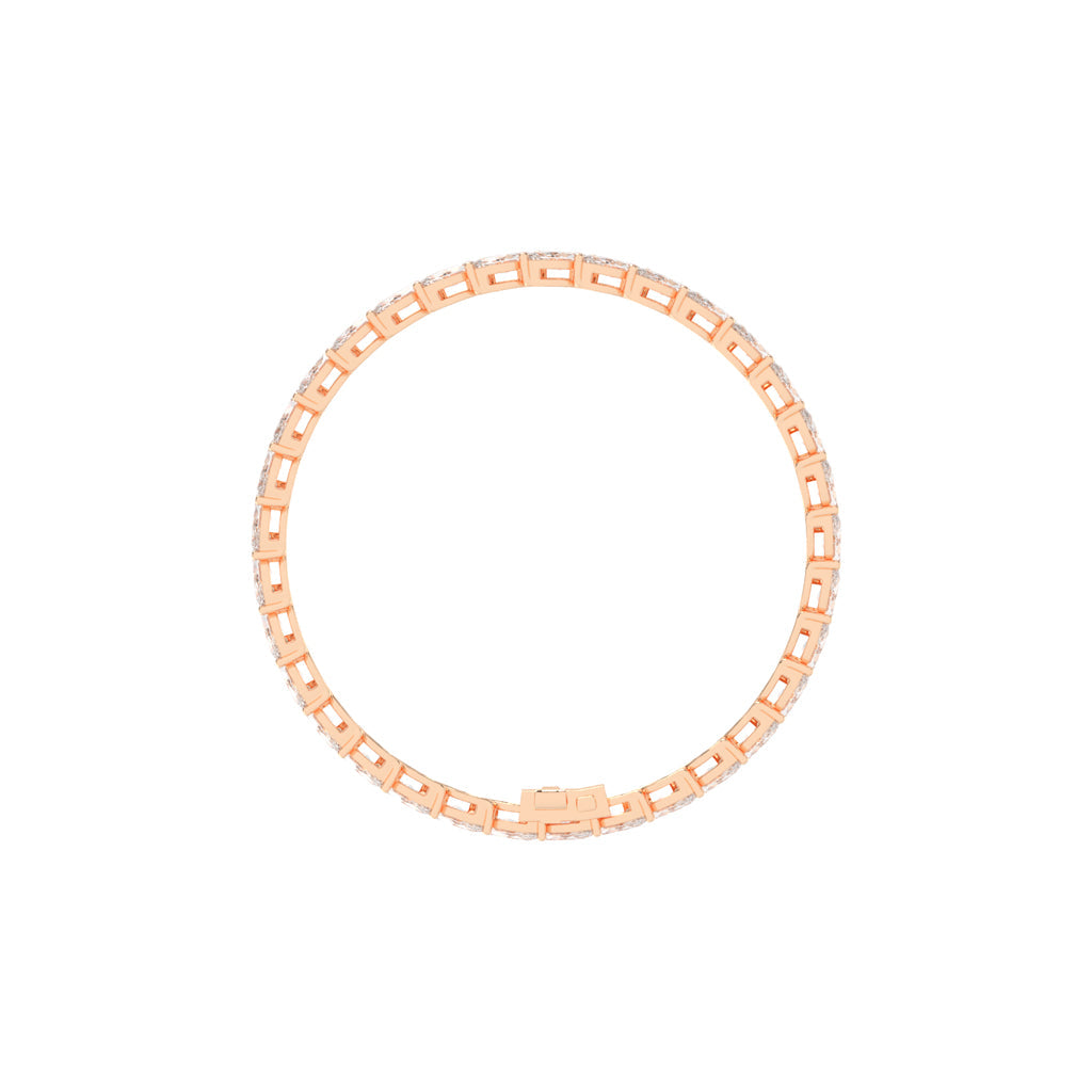 Vesper Marquise Cut Tennis Lab Diamond Bracelet