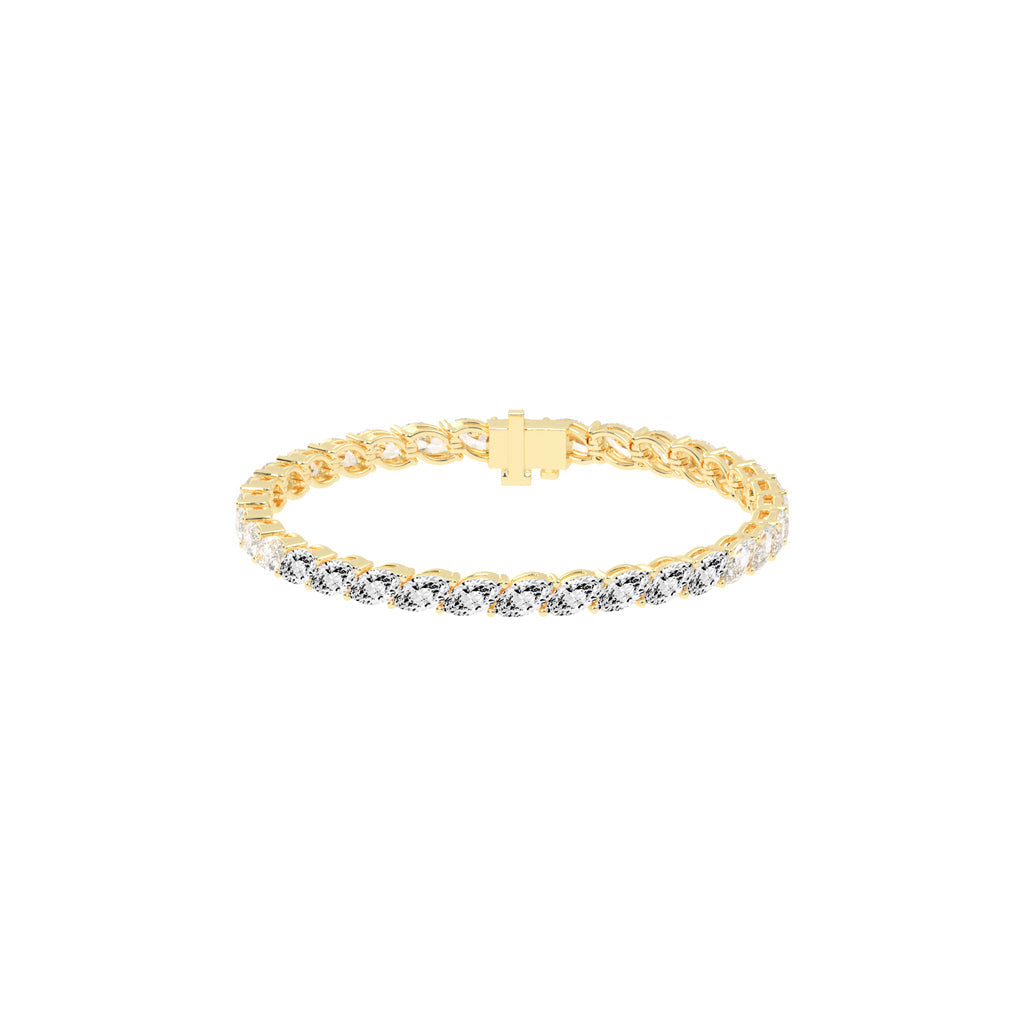 Vesper Marquise Cut Tennis Lab Diamond Bracelet