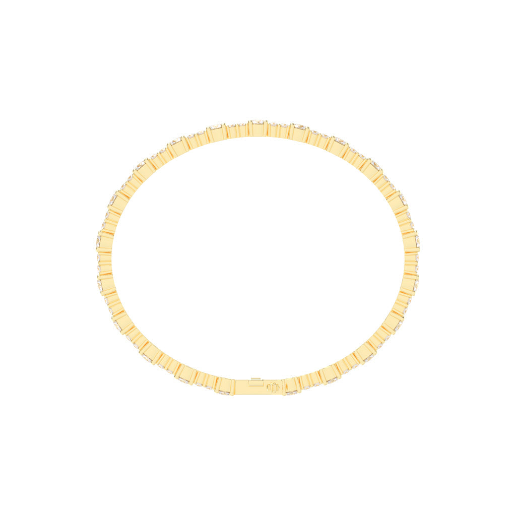 Fionna Round Cut Tennis Lab Diamond Bracelet