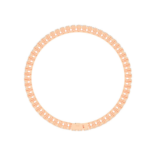 Lysandra Oval Cut Tennis Lab Diamond Bracelet