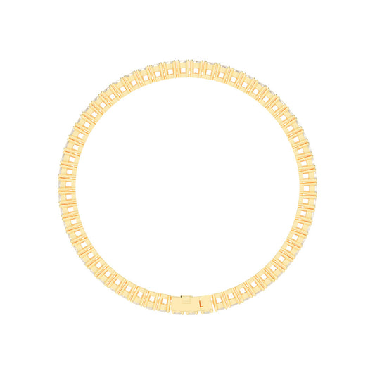 Lysandra Oval Cut Tennis Lab Diamond Bracelet