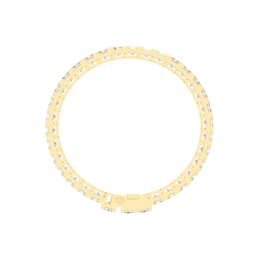 Precision Pave Square Diamond Bracelet