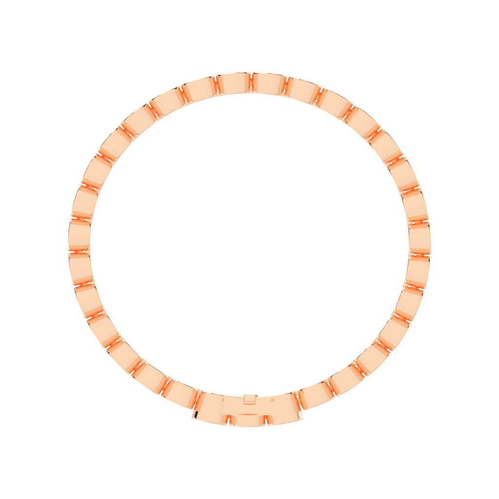 Orbital Sparkle Diamond Link Bracelet